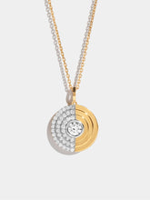 Charger l'image dans la galerie, Pendentif Via Halo moitié pavé - 1 ct diamant rond JEM_C12_NDYW41/10_88
