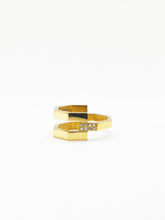 Charger l'image dans la galerie, Bague octogone triple pavé
